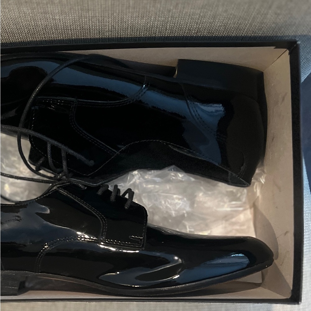 Barney’s NY Lace-Up Flats